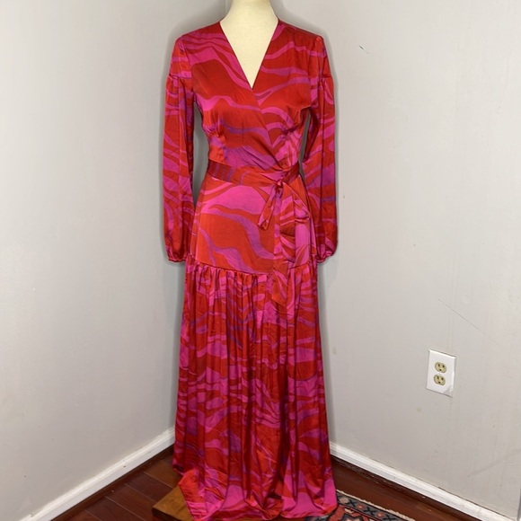 Anthropologie x Hutch Ciara‎ Zebra-Striped Maxi Dress $297 Small - Picture 4 of 12